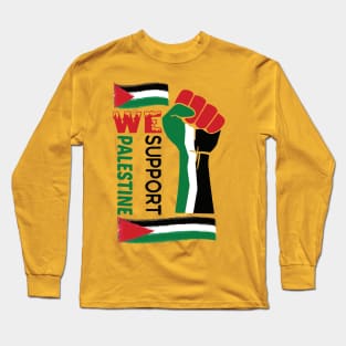 We support Palestine Long Sleeve T-Shirt